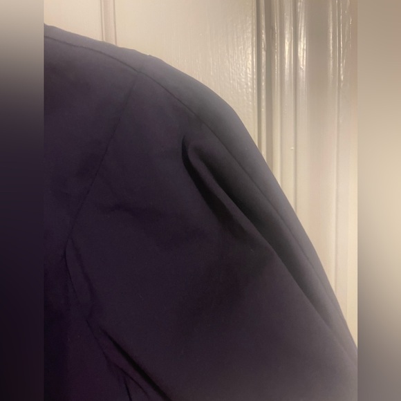 Theory women’s puff sleeve blouse size large- color deep plum - Picture 6 of 8